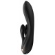 Vibro Rabbit connecté Double Flex Satisfyer 20cm Noir 