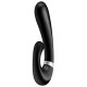 Stimulateur Point G connecté Heat Wave Satisfyer 14 x 3.5cm Noir 