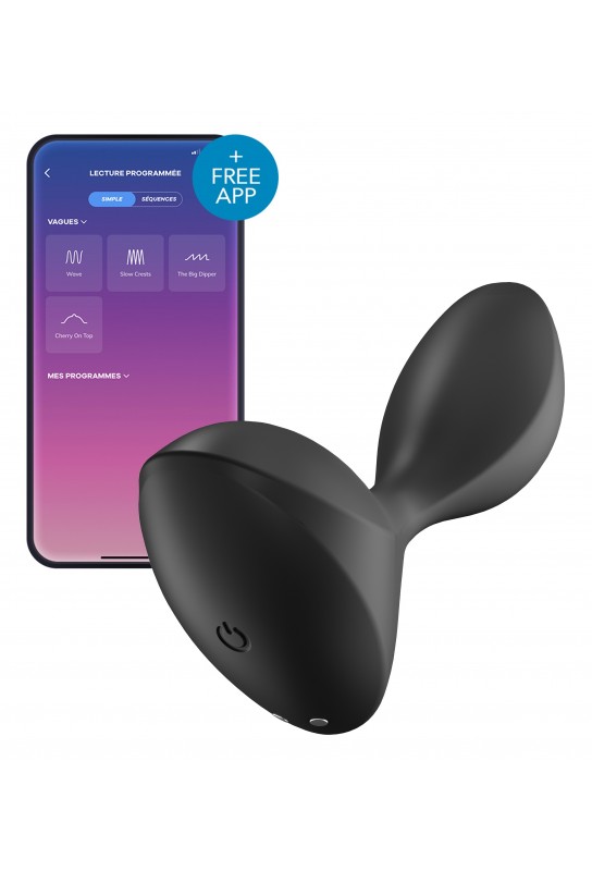 Plug vibrant connecté Sweet Seal Satisfyer 7 x 3.2cm 