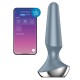 Plug anal vibrant connecté Ilicious 2 Satisfyer 10 x 3cm Gris 