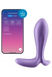 Plug connecté Intensity Plug Satisfyer 7 x 2.5cm Mauve