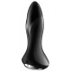 Plug vibrant connecté Rotator Plug Satisfyer 10 x 4cm Noir 