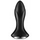 Plug vibrant connecté Rotator Plug Satisfyer 10 x 4cm Noir 