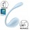 Vibromasseur Connecté Point G Smooth Petal 8.5 x 3.8cm Bleu Clair