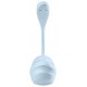 Vibromasseur Connecté Point G Smooth Petal 8.5 x 3.8cm Bleu Clair 