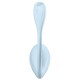 Vibromasseur Connecté Point G Smooth Petal 8.5 x 3.8cm Bleu Clair 