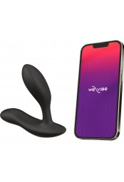 Stimulateur Prostatique Vibrant Connecté Vector + 8.5 x 2.8cm Noir