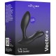 Stimulateur Prostatique Vibrant Connecté Vector + 8.5 x 2.8cm Noir 