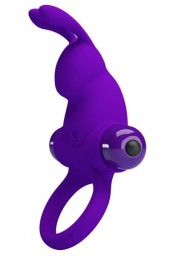 Cockring vibrant Dick Rabbit Pretty Love 30mm Violet
