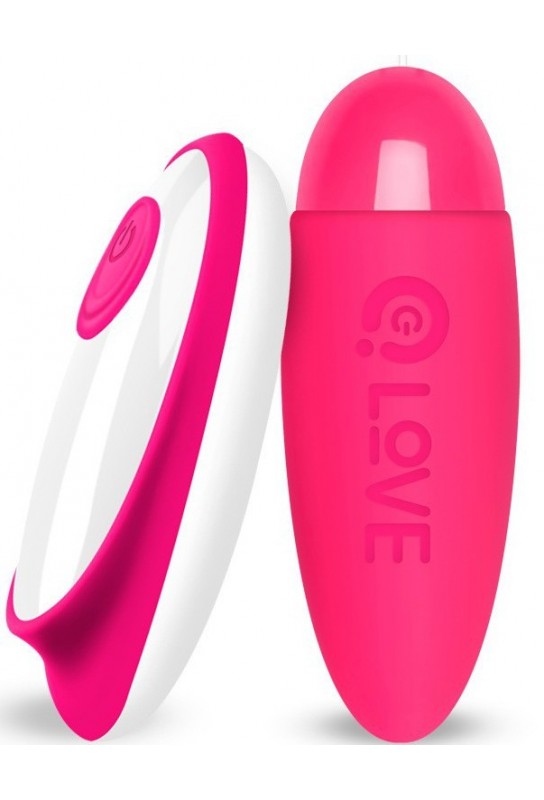 Oeuf Vibrant Alice sans fil 8 x 2.8 cm Rose 