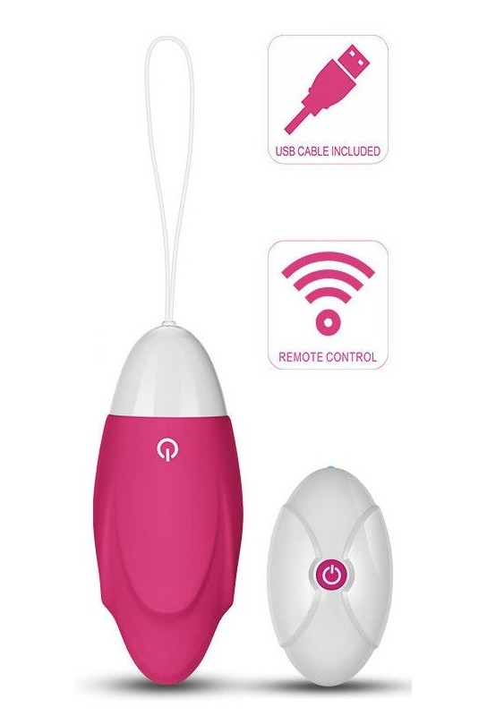 Oeuf Vibrant IJOY avec Contrôle à distance 9 x 3.6 cm 