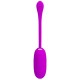 Oeuf vibrant Julius Pretty Love 7.8 x 3.3 cm Violet 