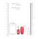 Oeuf vibrant sans fil SPLASH 8 x 3.4 cm Rose 