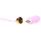 Oeuf vibrant Stripe Sex 8.5 x 3cm Rose 