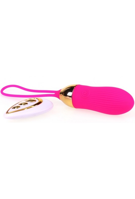 Oeuf vibrant Stripe Sex 8.5 x 3cm Fuchsia 