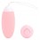 Oeuf vibrant Beth 8 x 3.2cm Rose