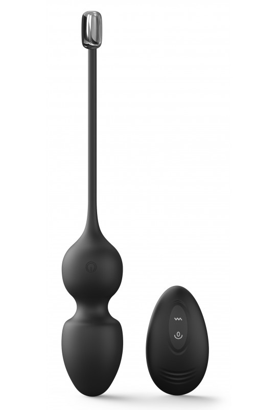 Oeuf vibrant Love Balls Dorcel 9 x 3.5cm Noir 
