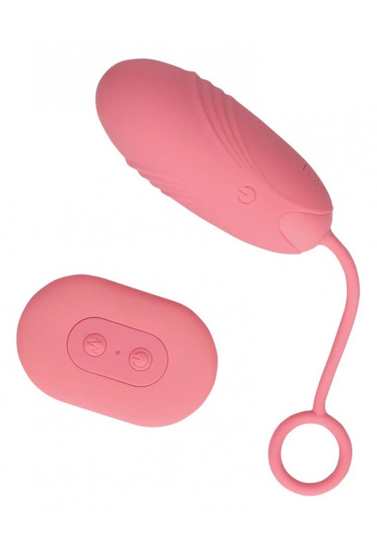 Oeuf vibrant sans fil Egg Soft Vibrator 8 x 3.3 cm Rose 