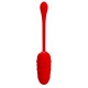 Oeuf Vibrant Marina 8 x 3.3cm Rouge 