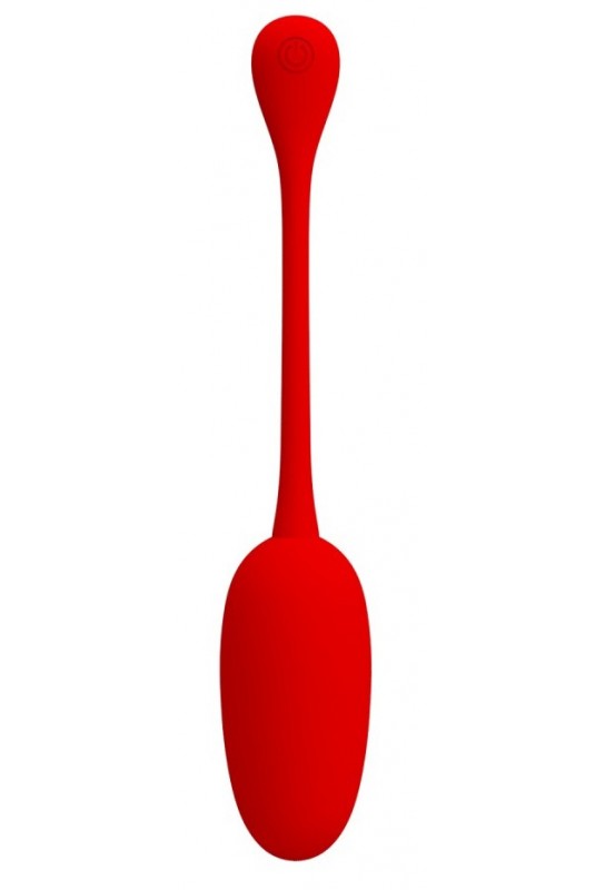 Oeuf Vibrant Knucker 7 x 3.3cm Rouge 