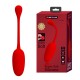 Oeuf Vibrant Knucker 7 x 3.3cm Rouge 