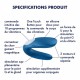Vibro Partner Whale 6 x 2.3 cm Bleu 
