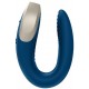 Stimulateur connecté DOUBLE LOVE LUXURY Bleu 