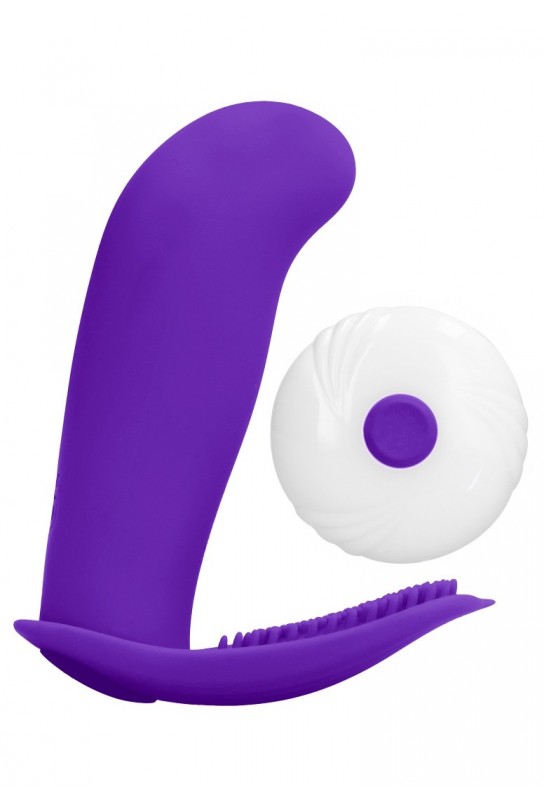 Stimulateur vibrant LEON 8.5 x 3cm Violet 