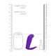 Stimulateur vibrant LEON 8.5 x 3cm Violet 