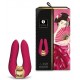 Double stimulateur intime Shunga AIKO Framboise 