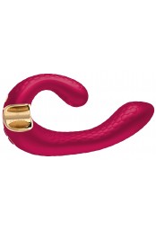 Double Stimulateur intime Shunga Miyo Framboise