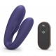 Stimulateur vibrant pour couple Match Up Love to Love Indigo