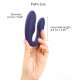 Stimulateur vibrant pour couple Match Up Love to Love Indigo 