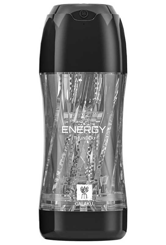 Masturbateur vibrant Energy Transparent 