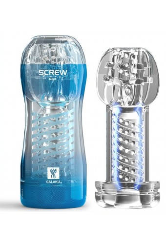 Masturbateur Screw III Galaku Bleu 