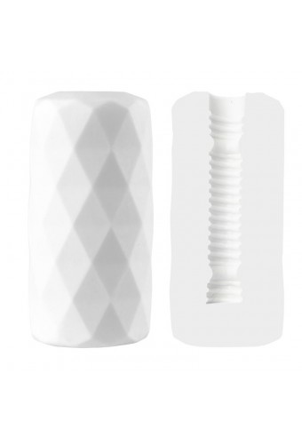 Masturbateur souple DIAMAL Surface striée 14cm 