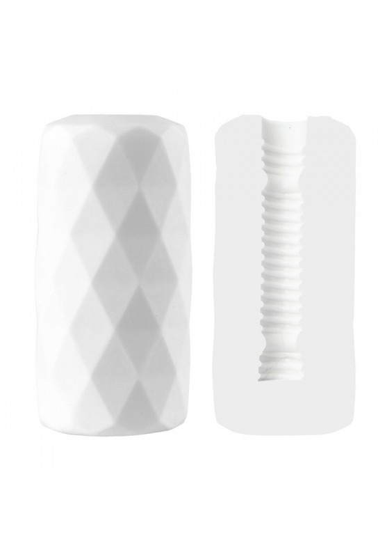 Masturbateur souple DIAMAL Surface striée 14cm 