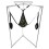 Kit Sling Tissu Triangle Camouflage Armature Grise