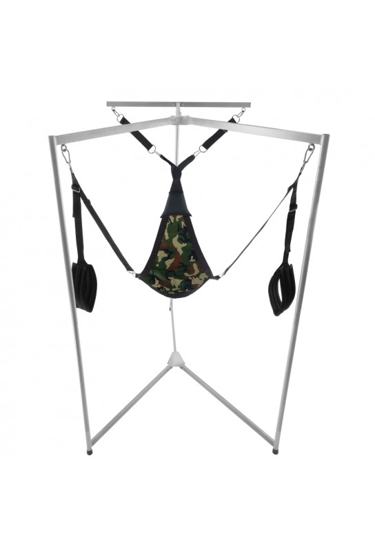 Kit Sling Tissu Triangle Camouflage Armature Grise