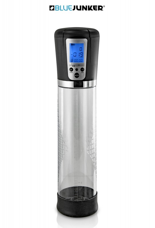 Pompe à pénis numérique et écran LCD - Blue Junker