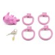 Cage Vikya 7.5 x 3.2 cm Rose 