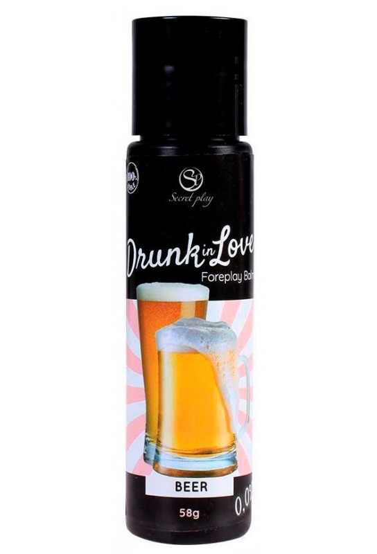 Lubrifiant Comestible Drunk in love Bière 60ml 