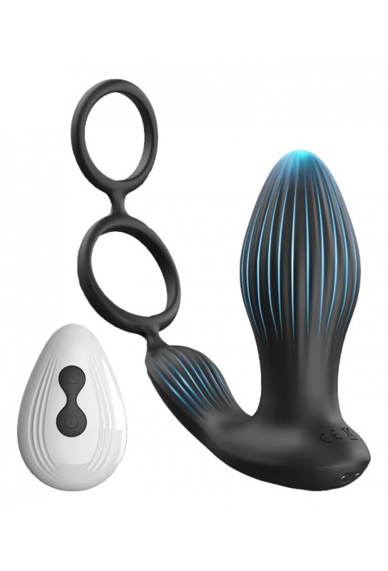 Plug vibrant et Ballstretcher Testix 8 x 3.7cm 