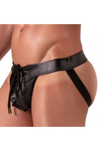 Jockstrap avec lacets Bondage Noir 