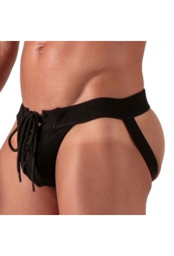 Jockstrap avec lacets Laced Noir 
