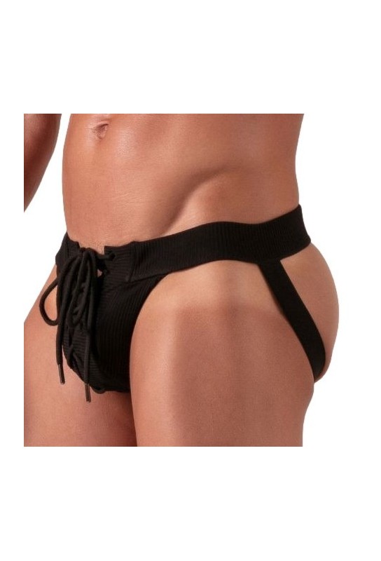Jockstrap avec lacets Laced Noir 