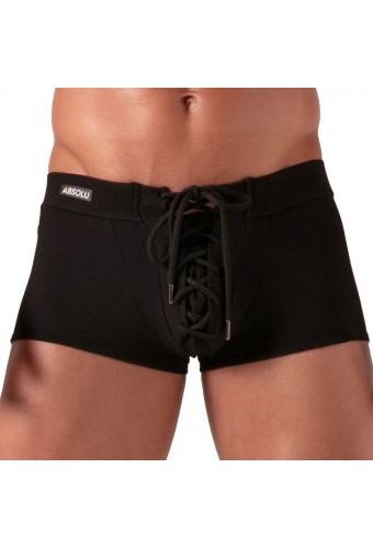 Boxer avec lacets Laced Noir 