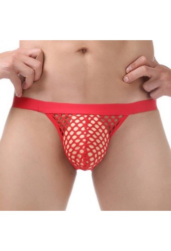 Jockstrap Crossnet Rouge 