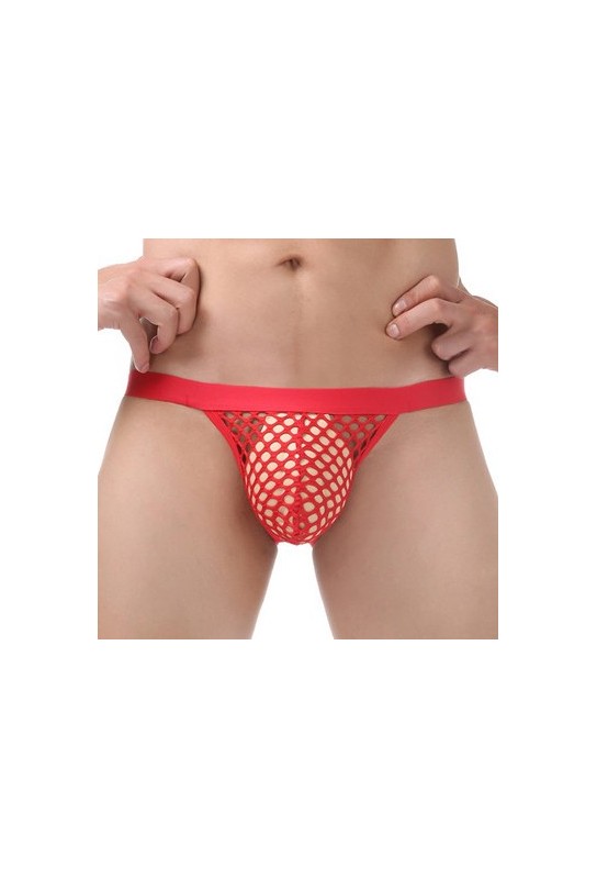 Jockstrap Crossnet Rouge 