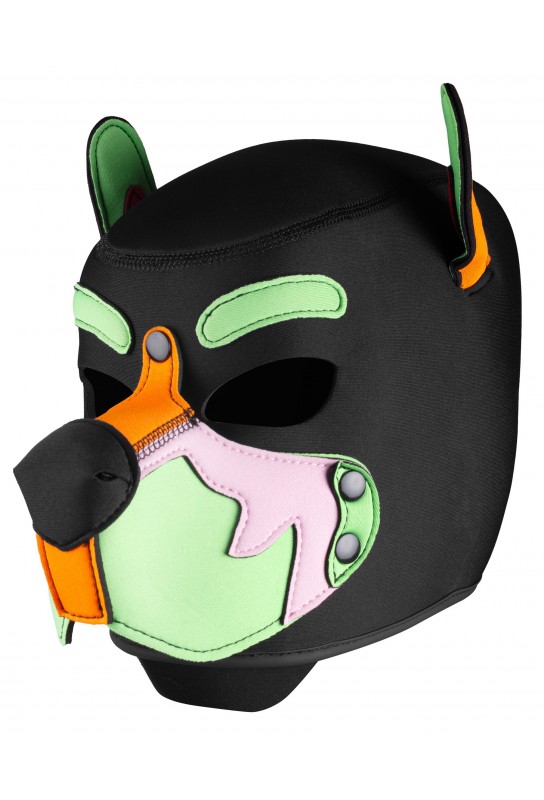Cagoule Wolf Gang Noir-Orange 